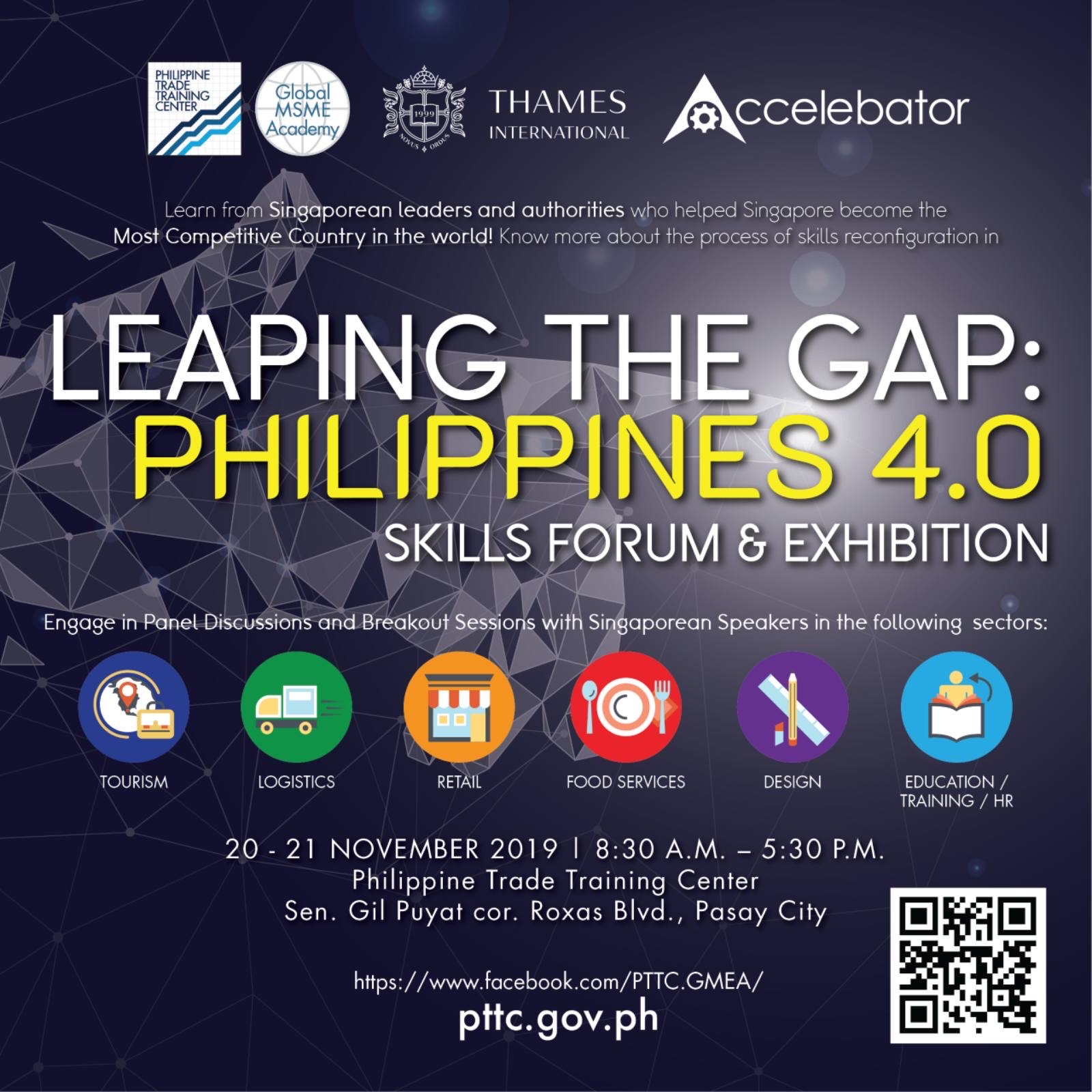 Manila – Leaping the Gap – Philippines 4.0 Skills Forum – 19 Nov 2019